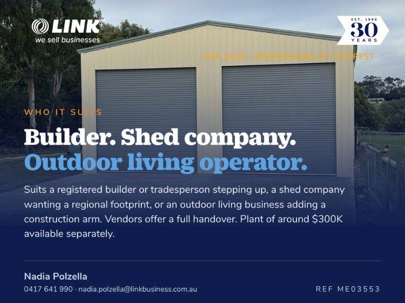 Melbourne Building and Construction Business for Sale